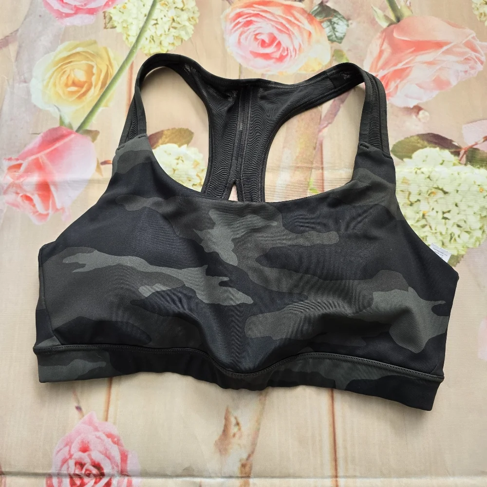 Athleta camo print sports bra - Picture 1 of 7